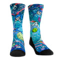Laser Sharks Crew Socks