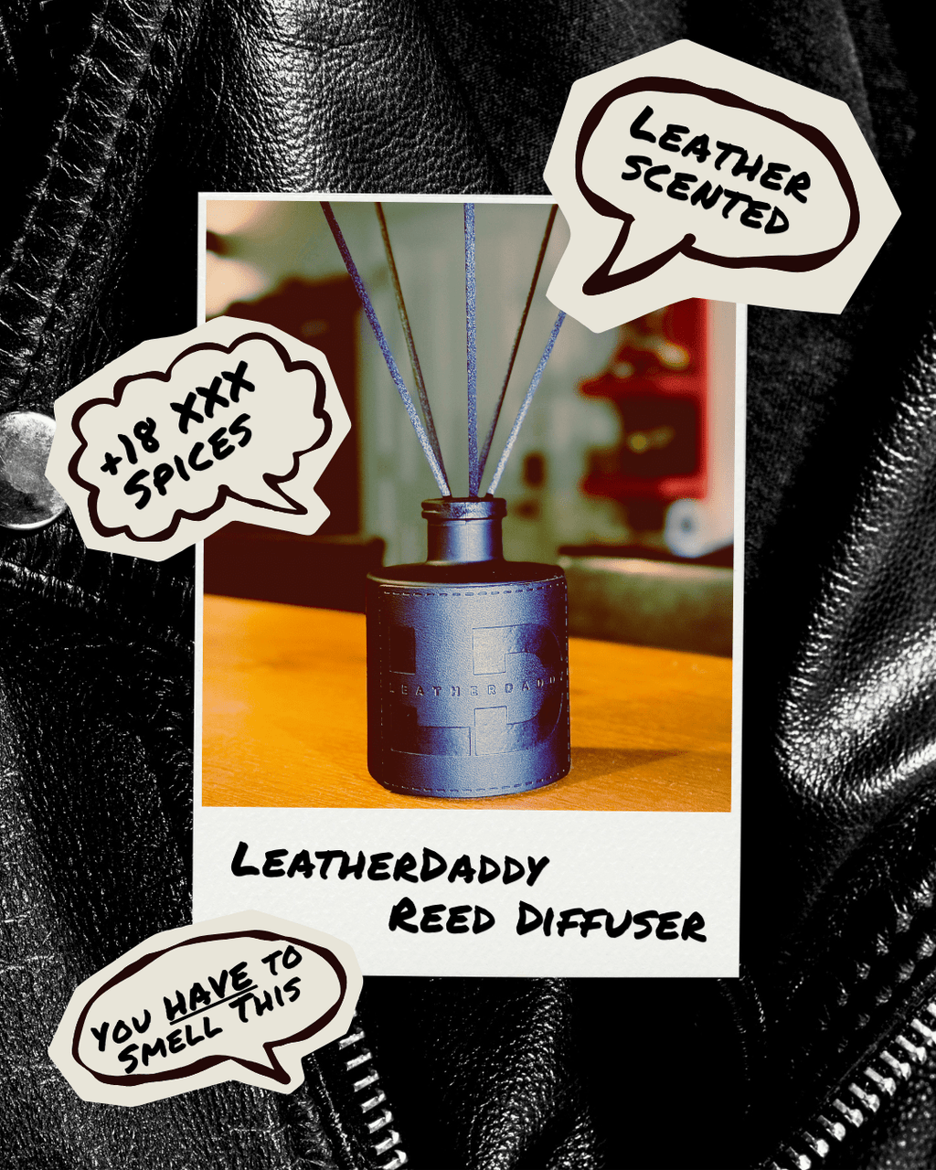 LeatherDaddy Signature Oil Diffuser - Home Fragrance - WONDERWALL