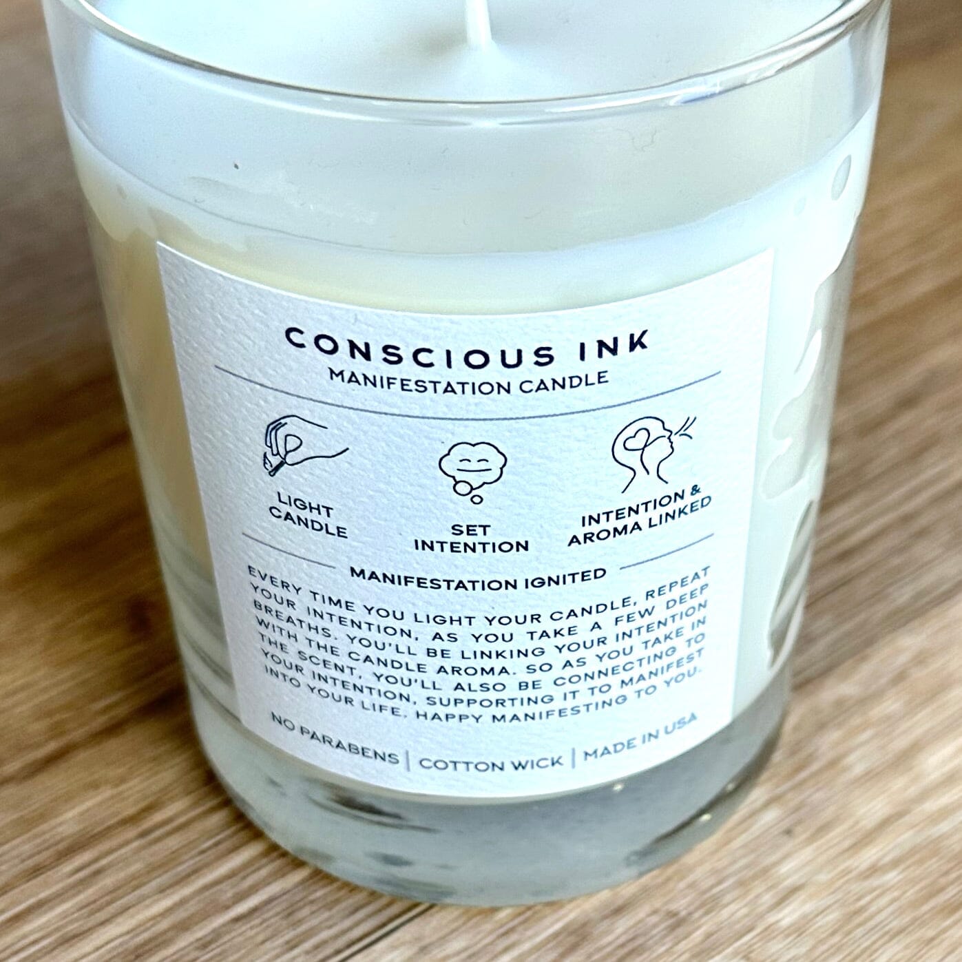 Love Fig Leaf + Almond Manifestation Candle + Ink