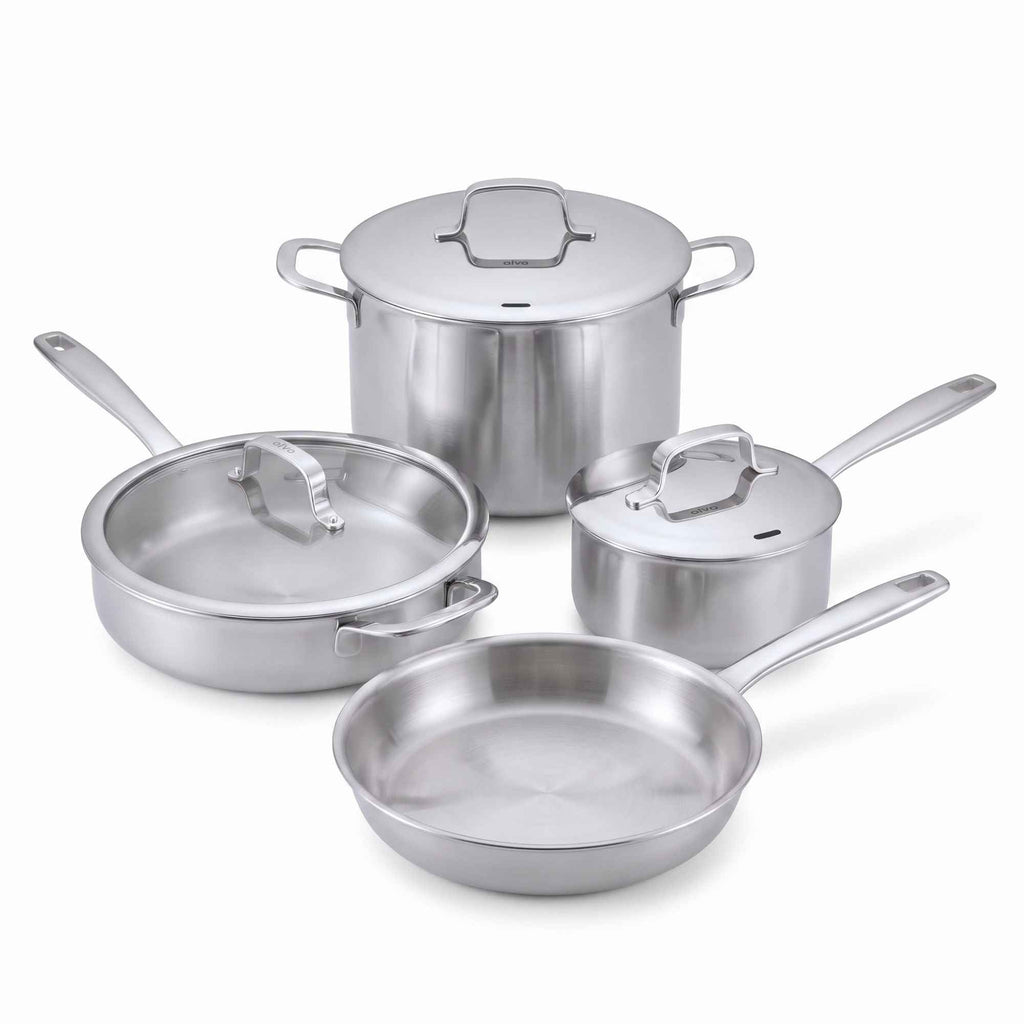 WONDERWALL ‘La Sélection Joyce’ 5-Ply Stainless Cookware Set, 7-Piece