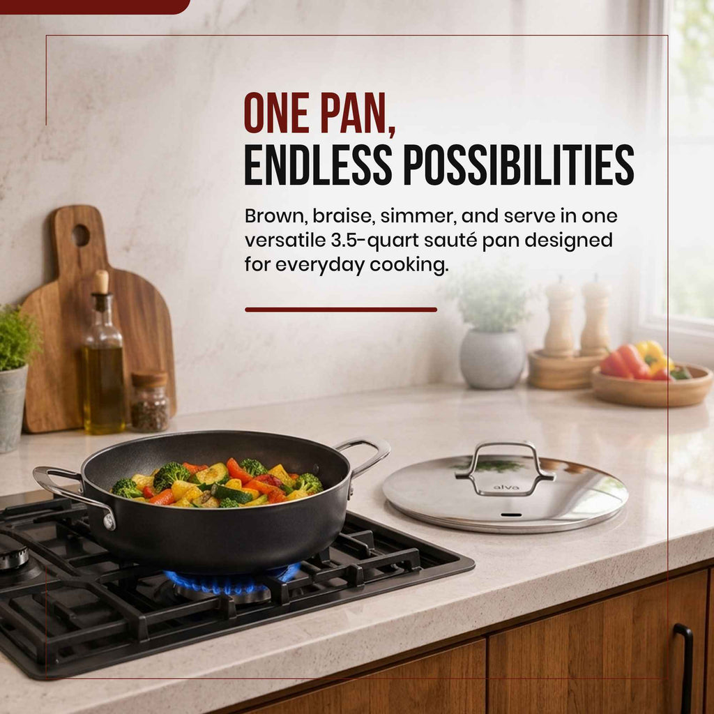 WONDERWALL ‘La Sélection Joyce’ Maestro Ceramic Nonstick Sauté Pan, 3.5-Qt