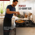WONDERWALL ‘La Sélection Joyce’ Maestro Ceramic Nonstick Sauté Pan, 3.5-Qt