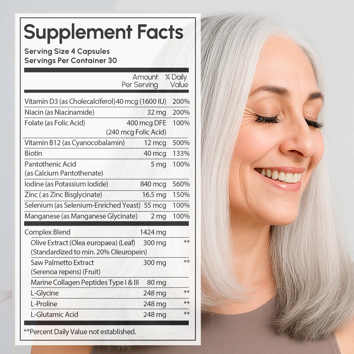 Biotin & Collagen Hair Growth Complex - WONDERWALL