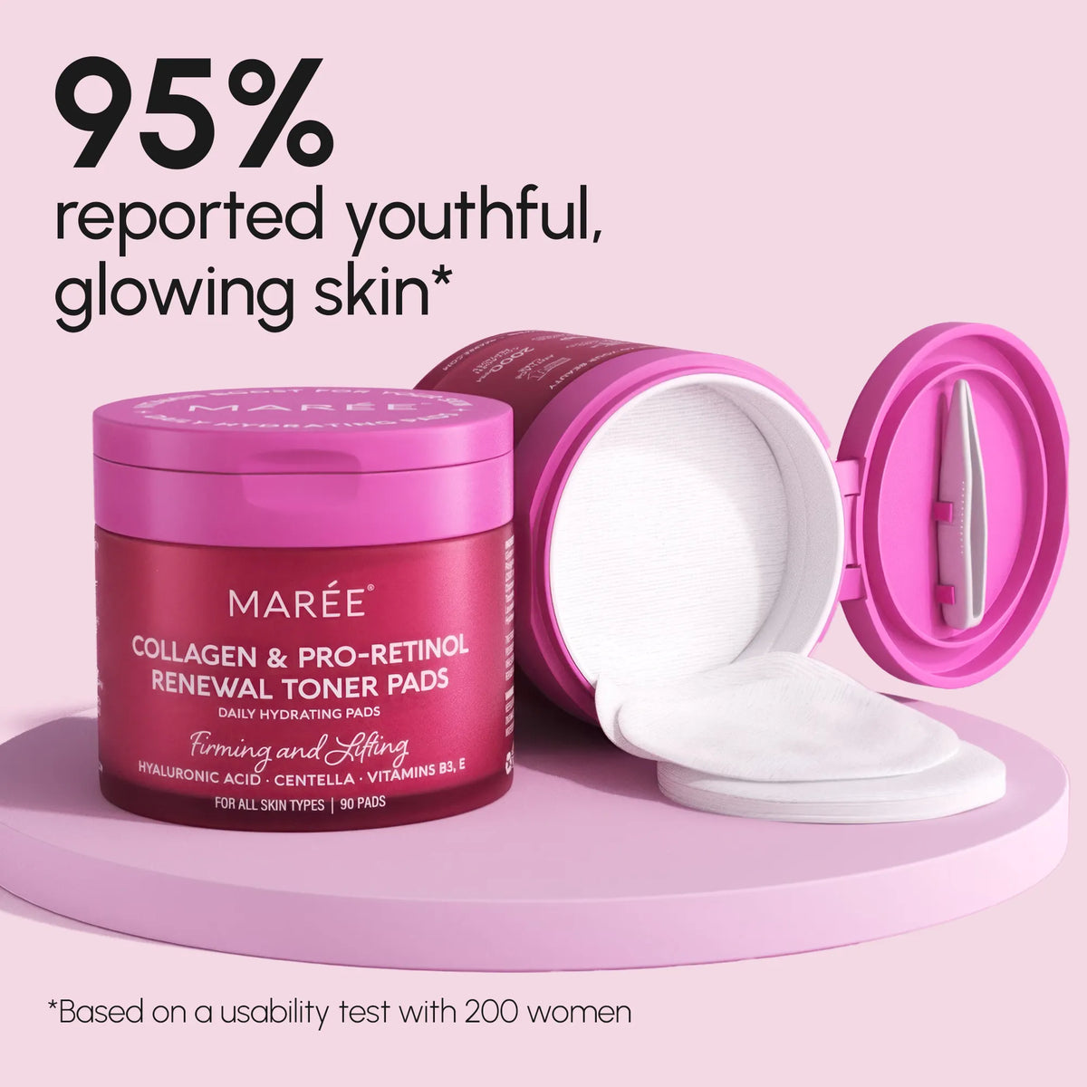 Collagen & Retinol Toner Pads - WONDERWALL