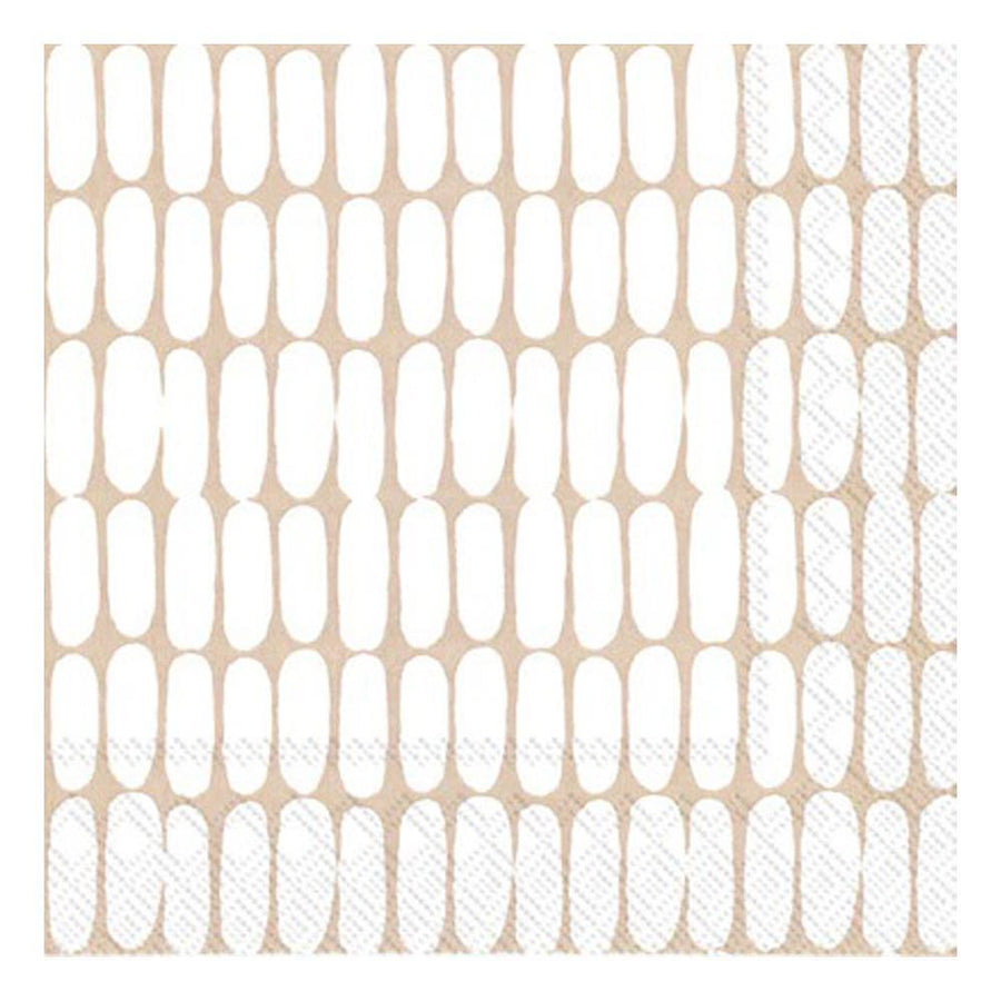 Marimekko - 'ALKU Linen Cream' Paper 3-Ply Napkins (20CT)