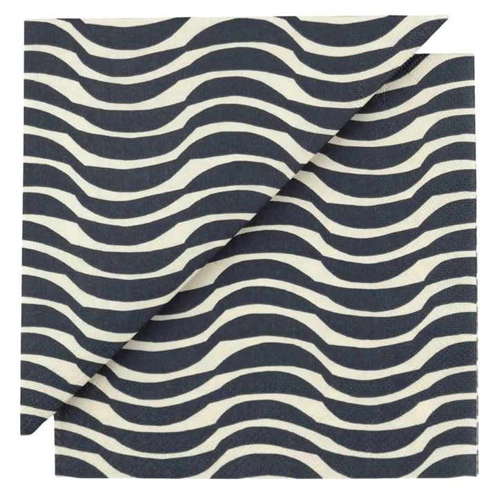 'PALKO Cream Blue' Paper 3-Ply Napkins (20CT)