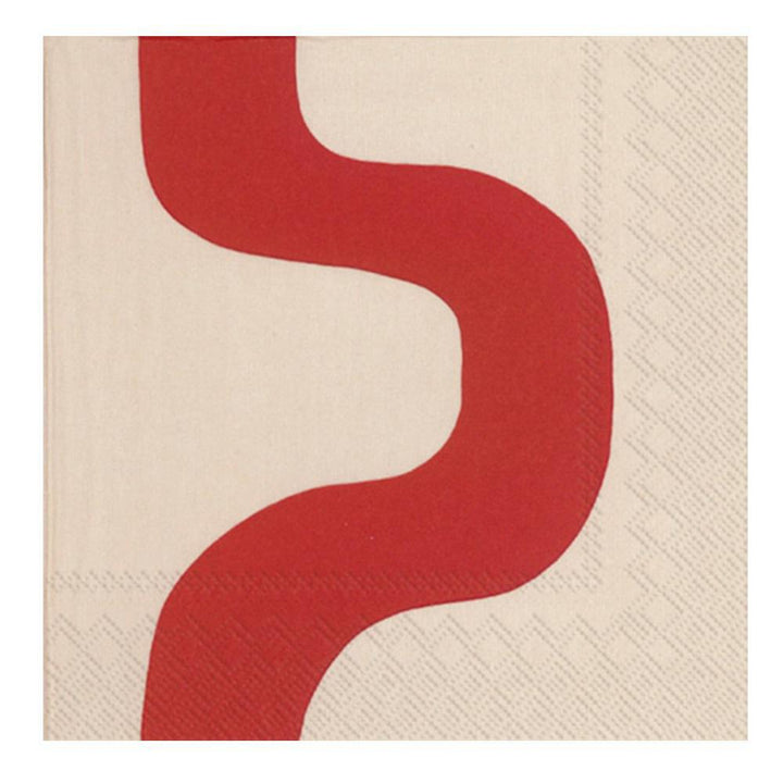'SEIREENI Red' Paper 3-Ply Napkins (20CT)