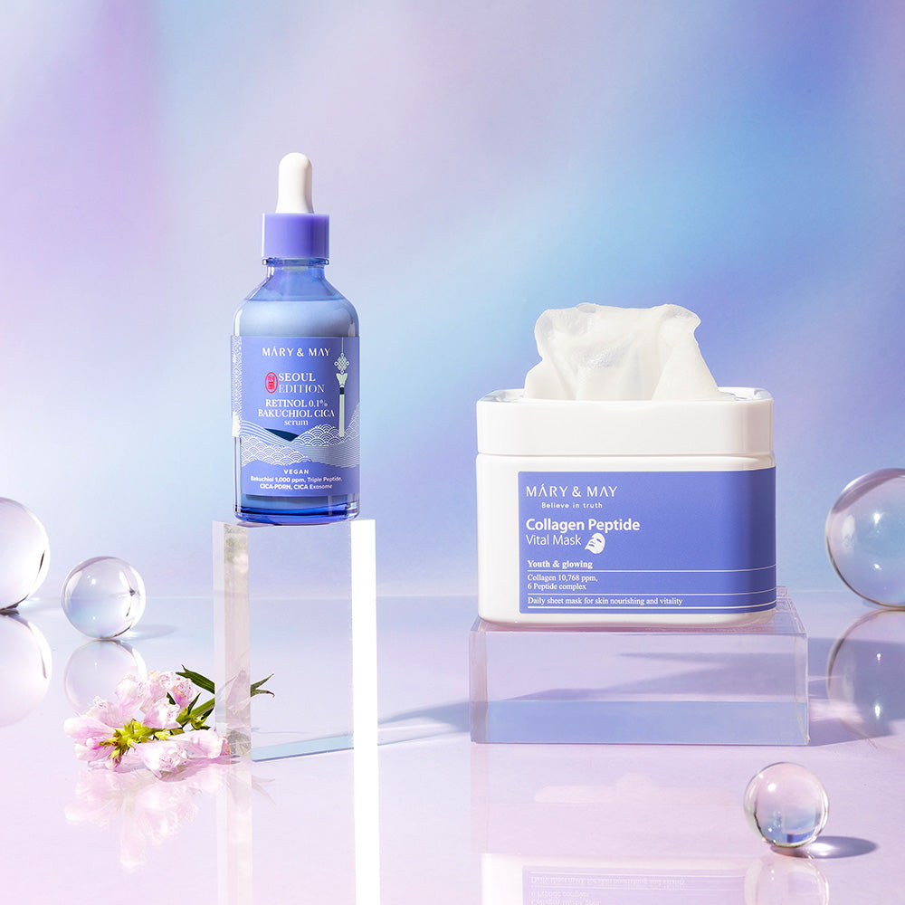 MARY & MAY Retinol 0.1% Bakuchiol Cica Serum 80ml