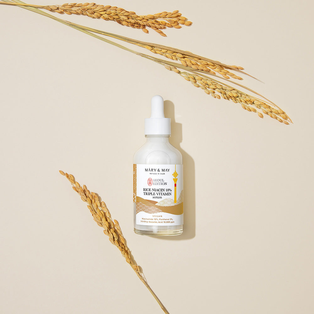 MARY & MAY Rice Niacin 10% Triple Vitamin Serum 80ml