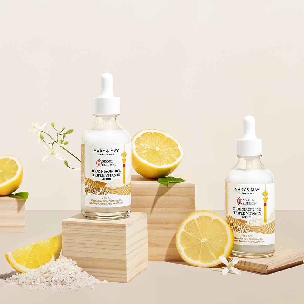 MARY & MAY Rice Niacin 10% Triple Vitamin Serum 80ml