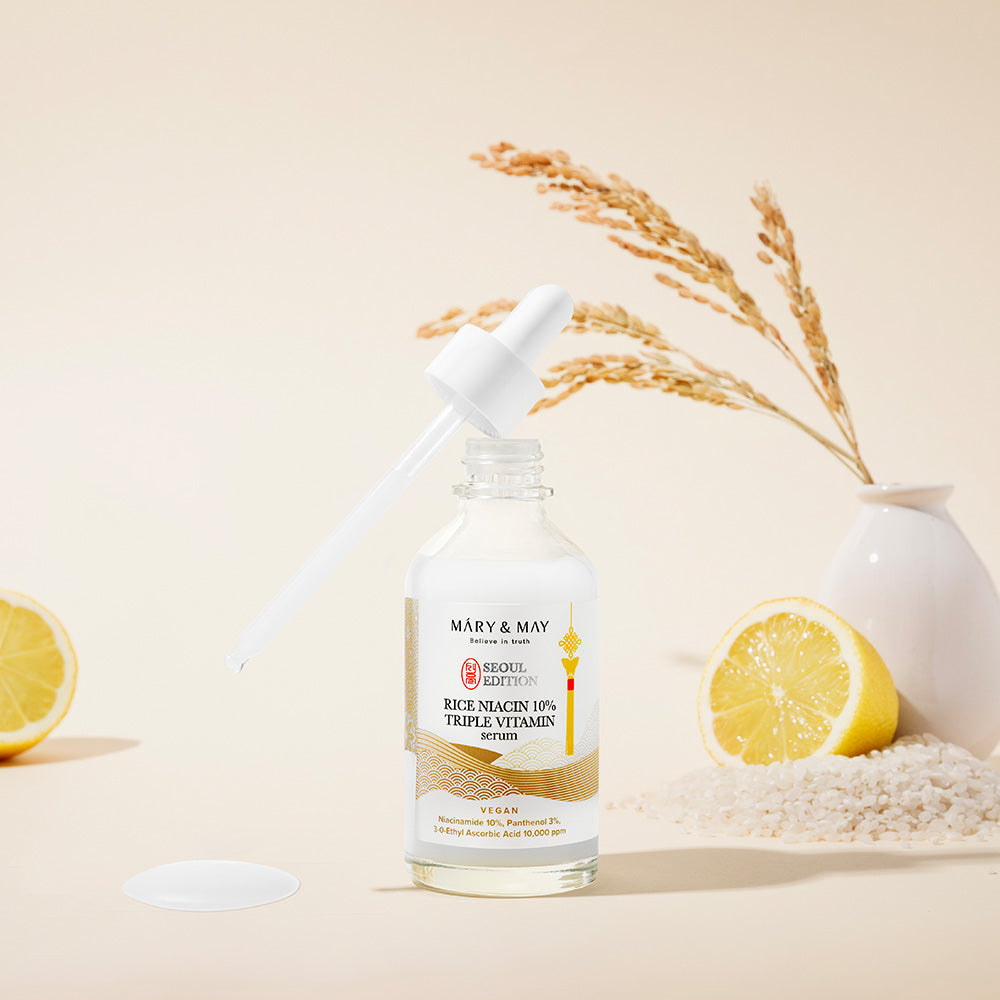 MARY & MAY Rice Niacin 10% Triple Vitamin Serum 80ml