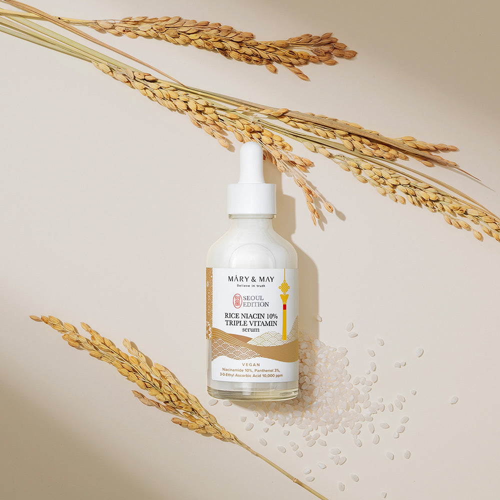 MARY & MAY Rice Niacin 10% Triple Vitamin Serum 80ml