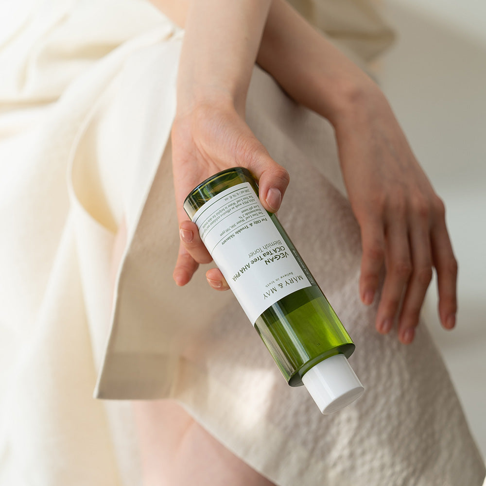 MARY & MAY Vegan CICA Tea Tree AHA PHA Blemish Toner 200ml