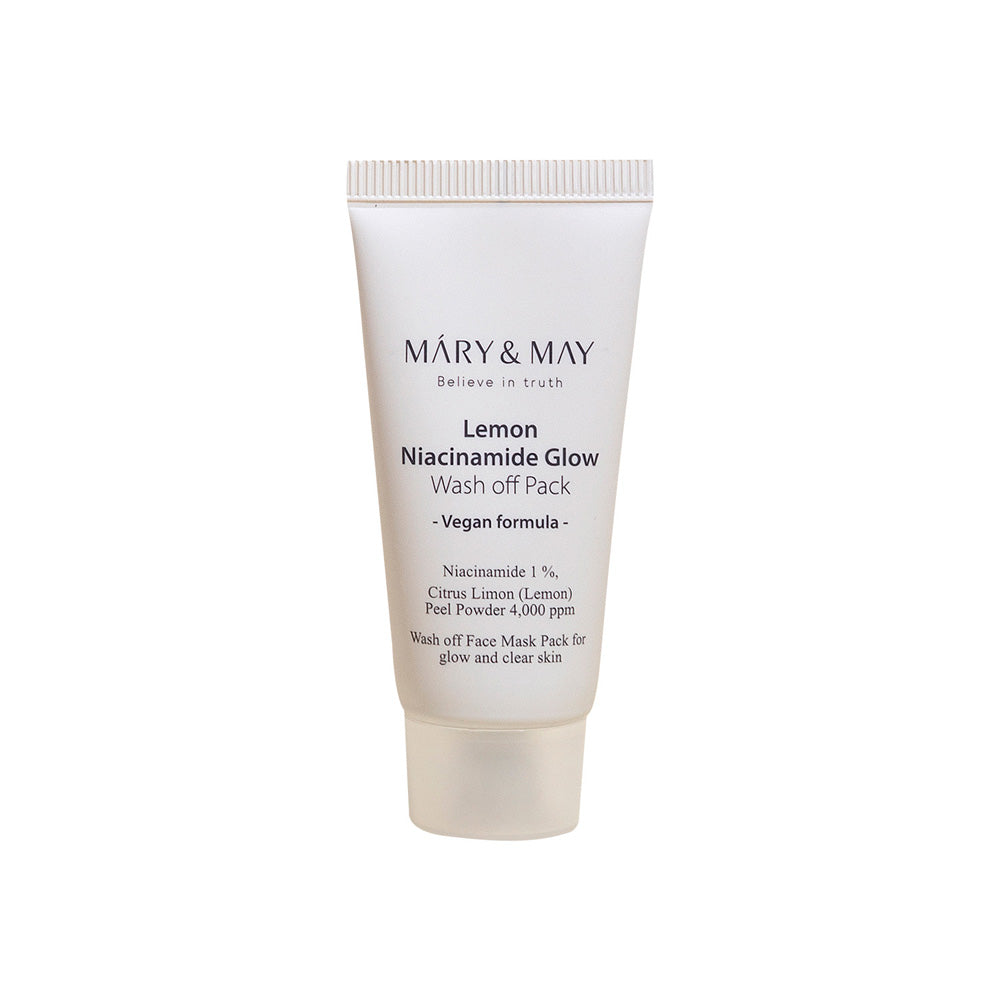 MARY & MAY Vegan Lemon Niacinamide Glow Wash off Pack 30g