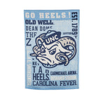 University of North Carolina Tar Heels Premium Double Sided Garden Flag Banner, Fan Rules Design, 13x18 Inch, Display Stand Sold Seperately, Officially Licensed