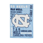 University of North Carolina Tar Heels Premium Double Sided Garden Flag Banner, Fan Rules Design, 13x18 Inch, Display Stand Sold Seperately, Officially Licensed