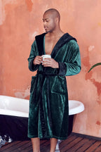 Men’s Robe with Hood – Ultra-Soft Plush Comfort for Everyday Use