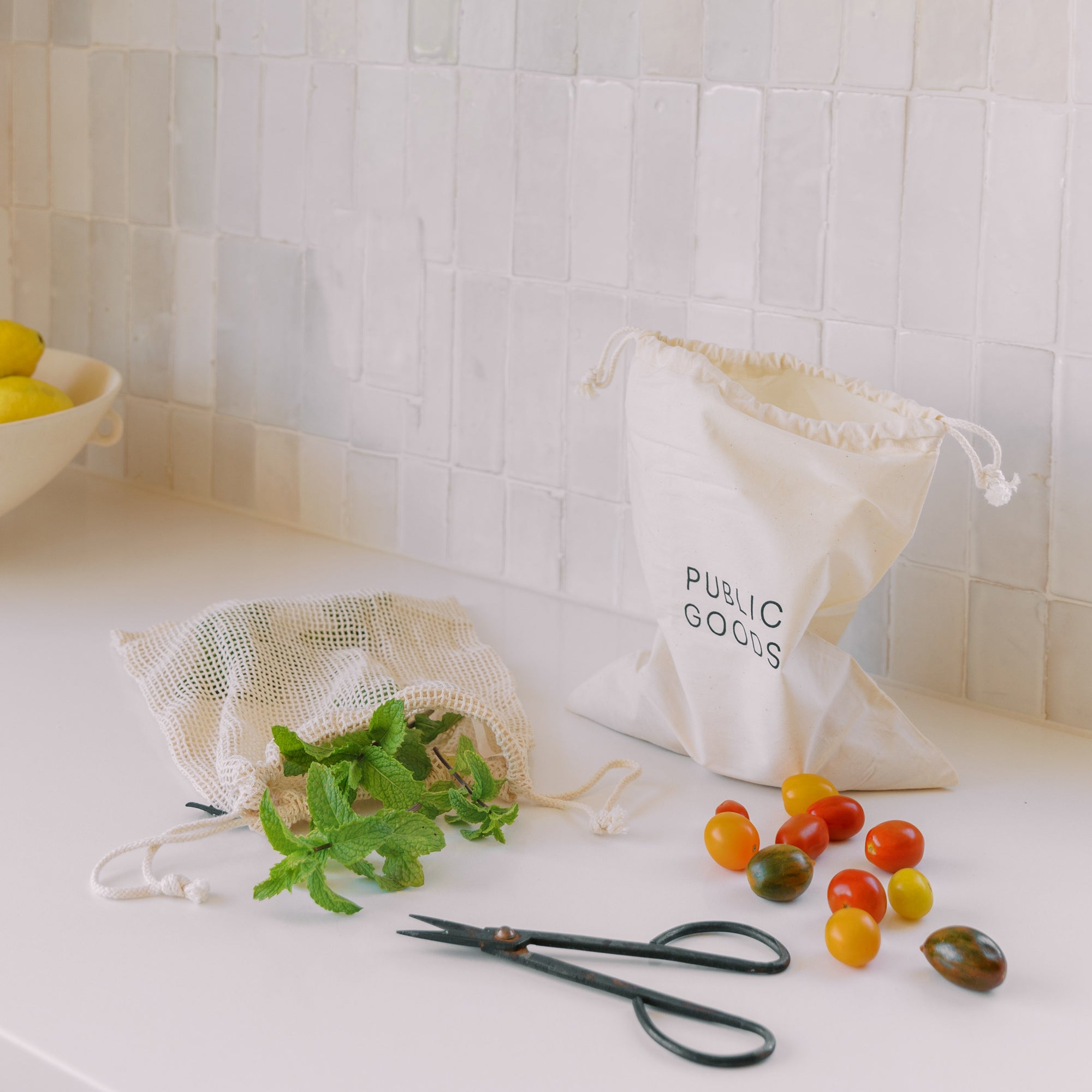 Organic Cotton Produce Bags