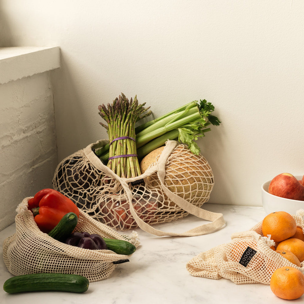 Organic Cotton Mesh Tote