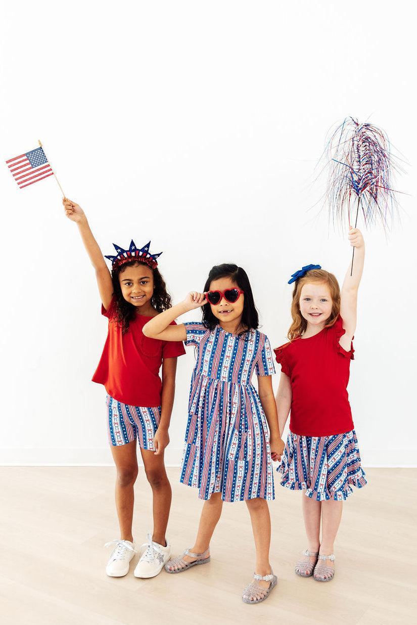 All-American Girl Ruffle Twirl Skort - WONDERWALL