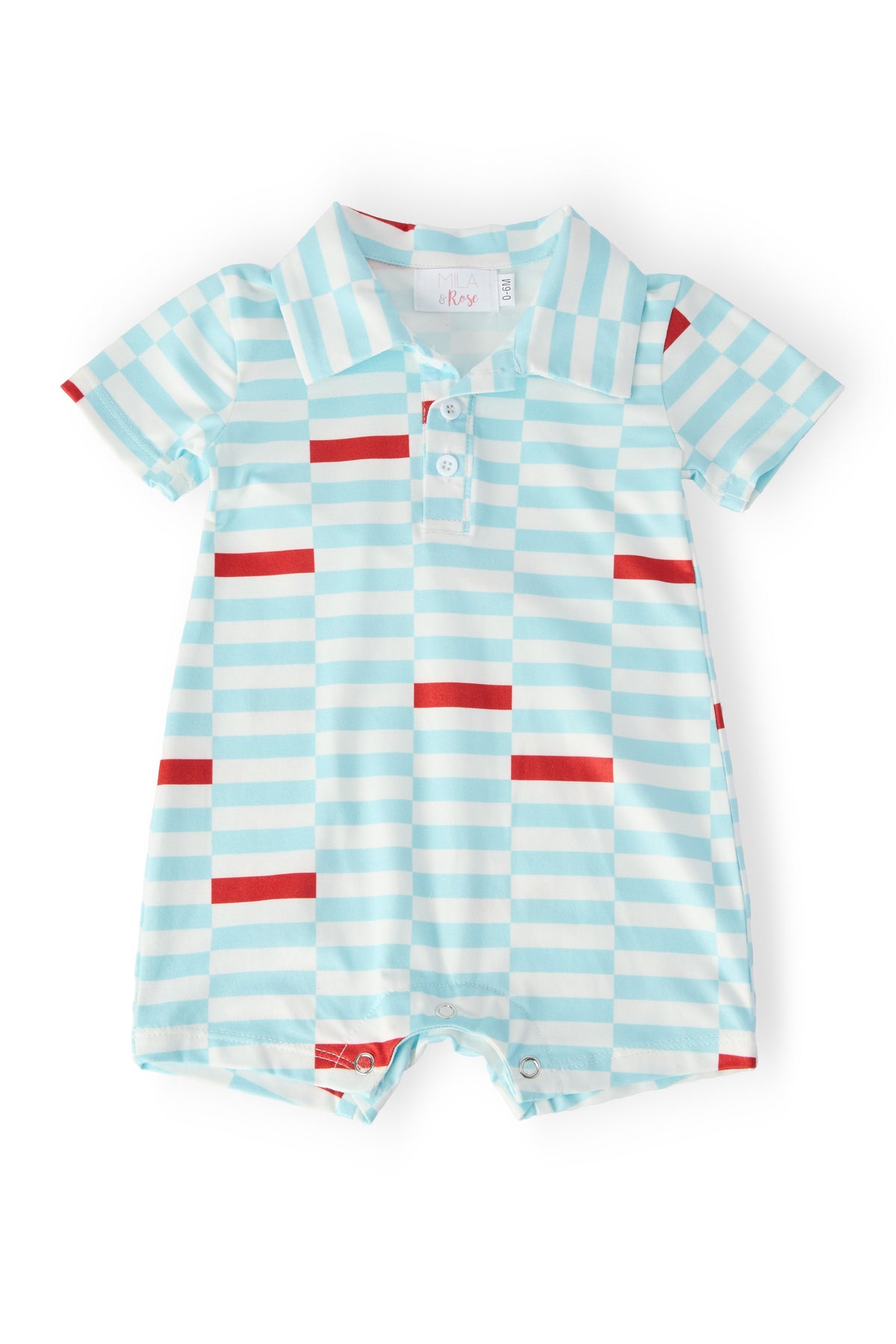 Block Party Polo Shorty One-Piece - WONDERWALL