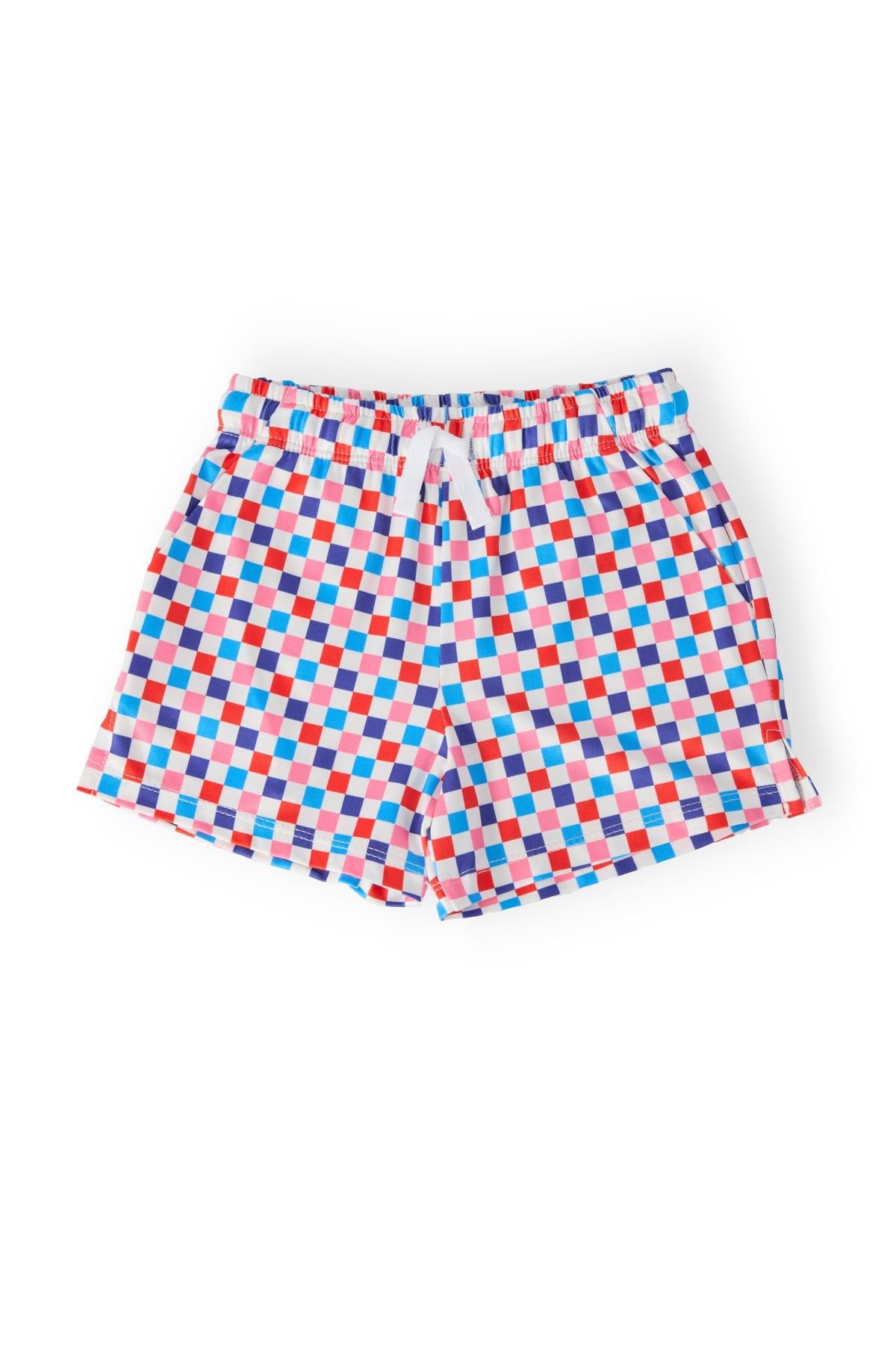 Boys Boom Check Play Shorts - WONDERWALL