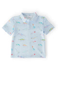 Boys Fish Hook S/S Polo - WONDERWALL