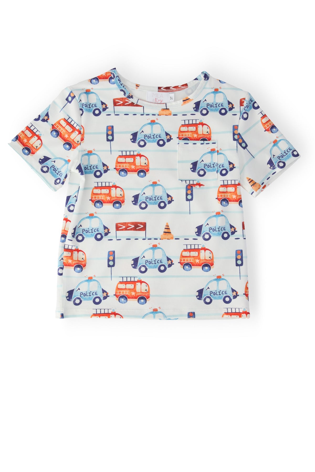 Boys Highway Hero S/S Pocket Tee - WONDERWALL