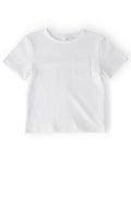 Boys White S/S Pocket Tee - WONDERWALL