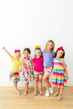 Cheerful Blooms Twirl Shorts - WONDERWALL