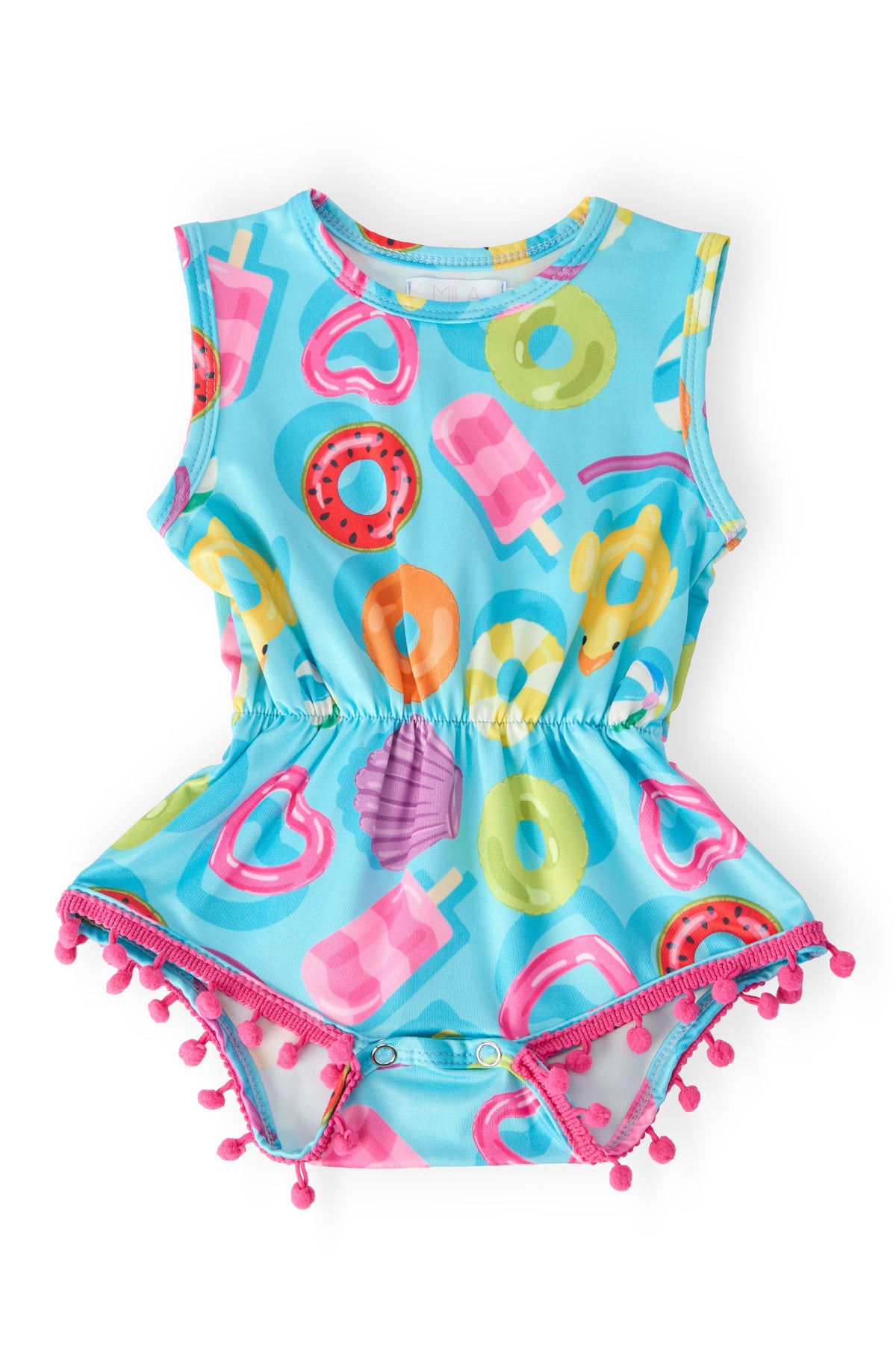 Fun Floaties Pom Pom Romper - WONDERWALL