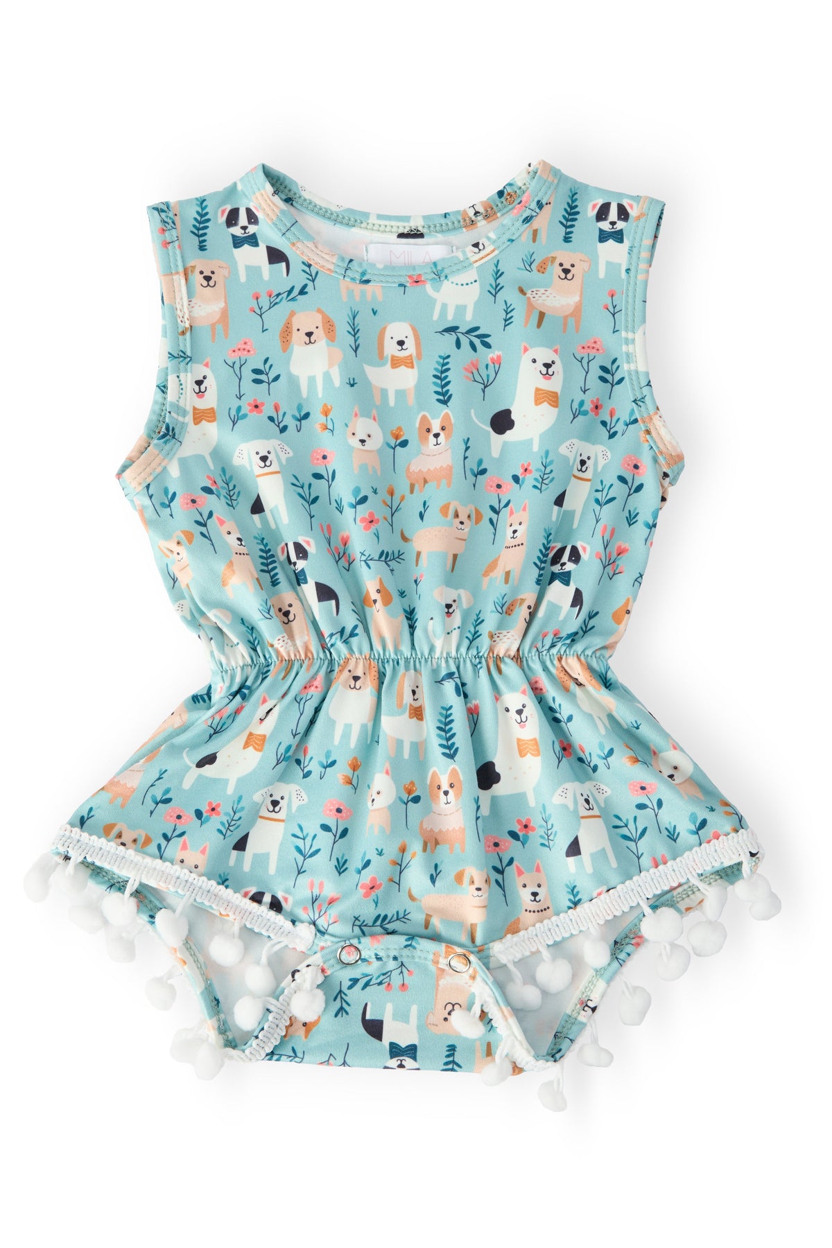Furry Friends Pom Pom Romper - WONDERWALL