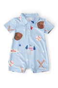 Home Run Polo Shorty One-Piece - WONDERWALL