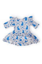 Hop 'til You Drop 3/4 Sleeve Twirl Flutter Bodysuit - WONDERWALL
