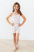 Red, White, & Sweet Strappy Play Romper - WONDERWALL
