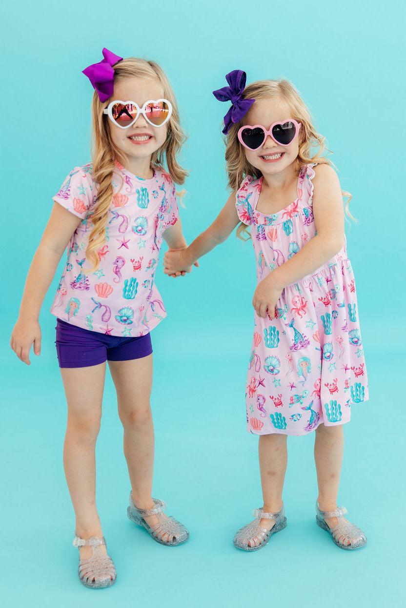 Under the Sea Ruffle Pocket Tee - WONDERWALL