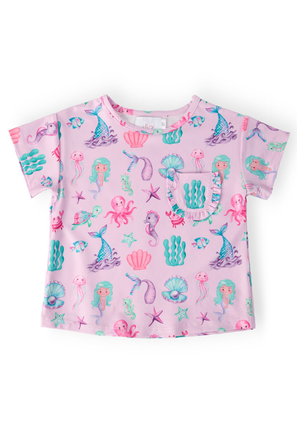 Under the Sea Ruffle Pocket Tee - WONDERWALL