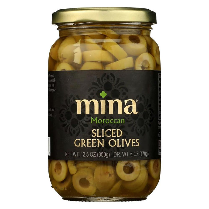 Moroccan Green Sliced Olives (12.5OZ)