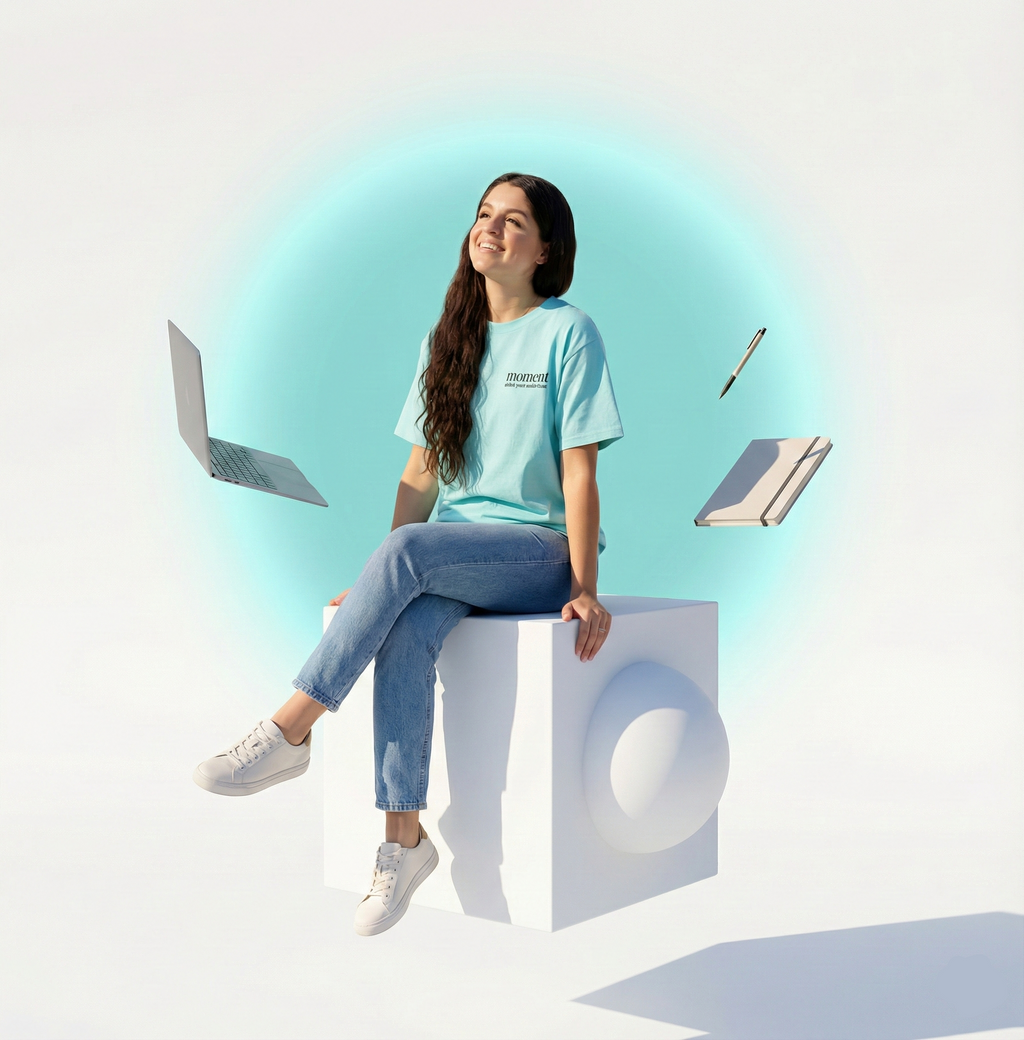 moment mint tee