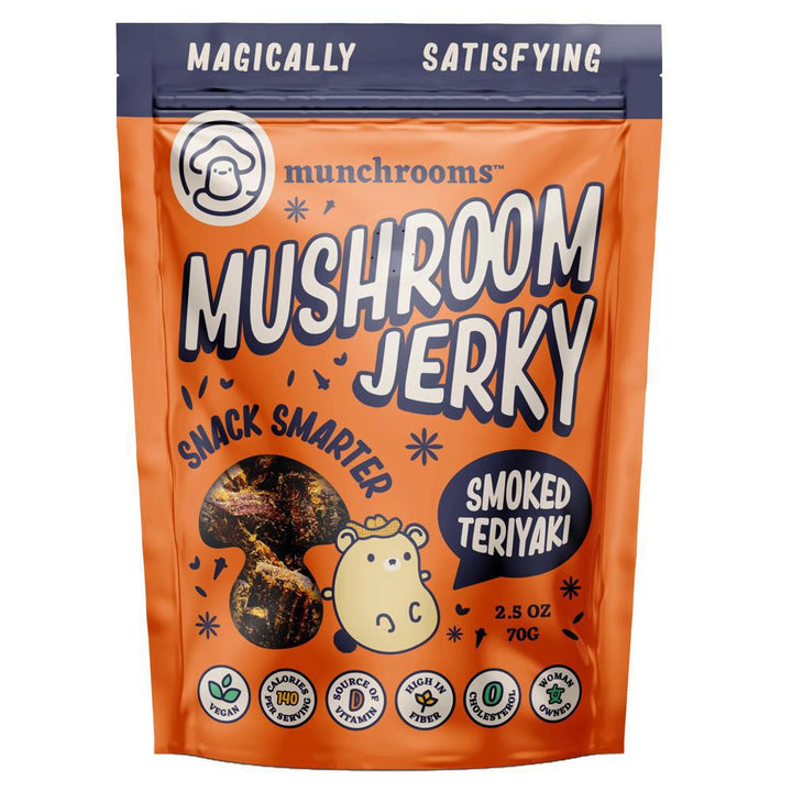 'Smoked Teriyaki' Mushroom Jerky (2.5OZ)