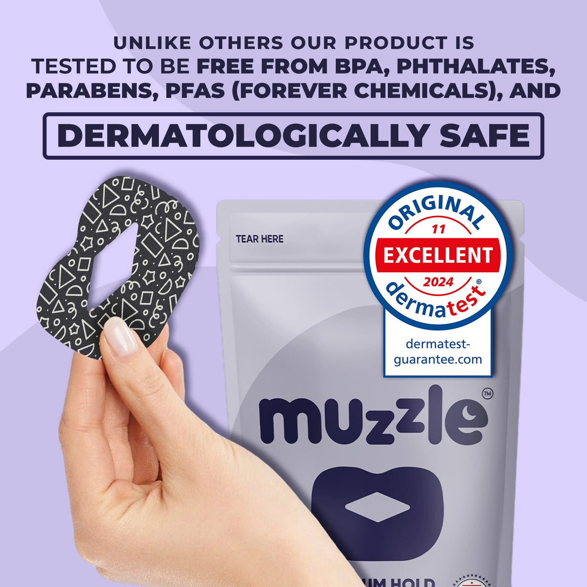 Muzzle® Mouth Tape For Youth (Medium Hold) - WONDERWALL