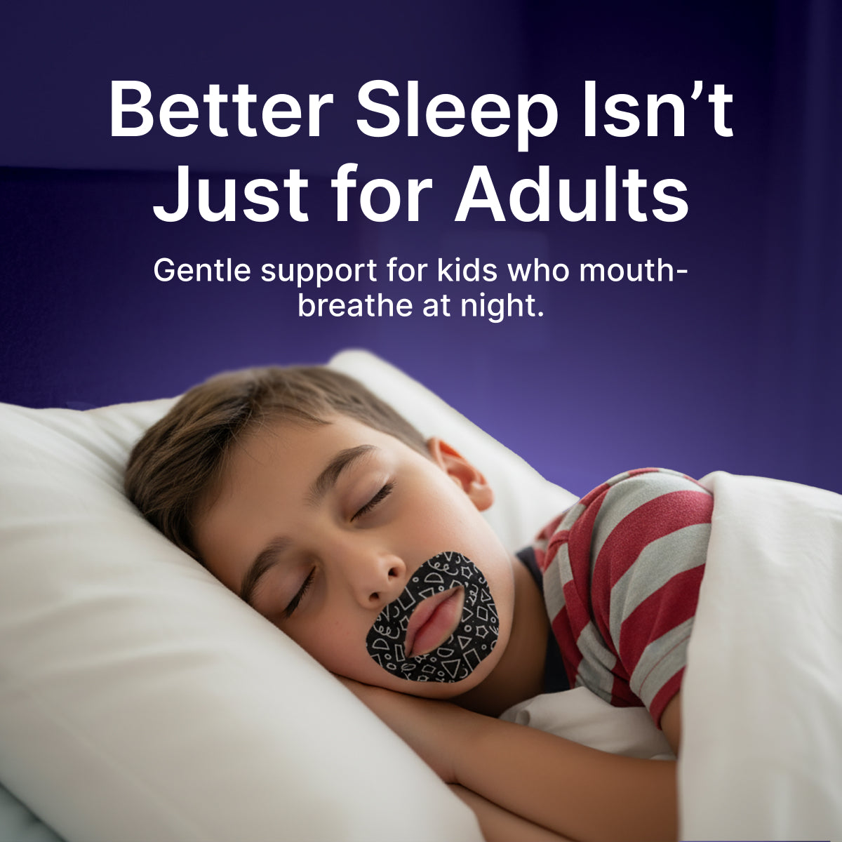 Muzzle® Mouth Tape For Youth (Medium Hold) - WONDERWALL
