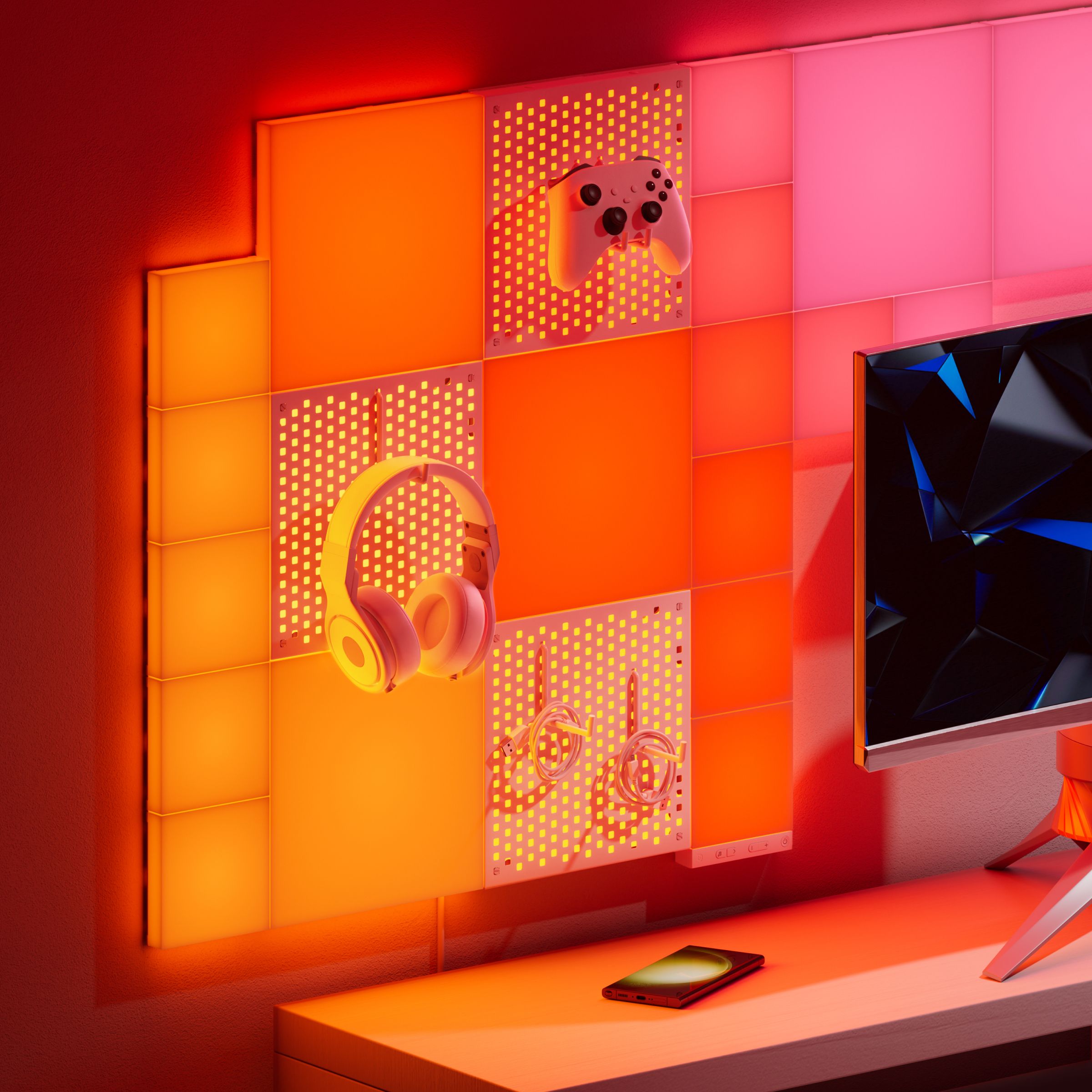 Blocks Light Pegboard Add - On Kit (Each)