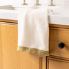 Hand Towel / Natural & Brass
