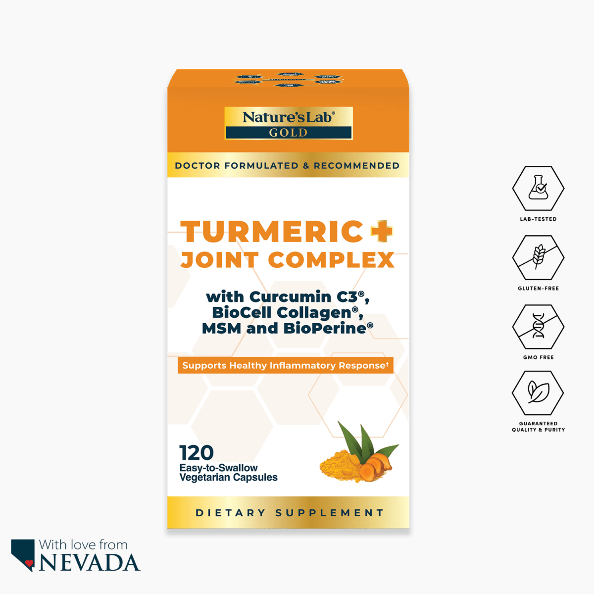 Gold Turmeric + Joint Complex - 120 Capsules
