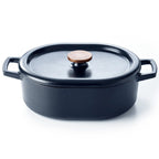 WONDERWALL ‘La Sélection Joyce’ Enameled Cast Iron Oval Dutch Oven, 6-Qt