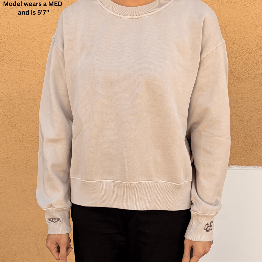 Om/Namaste Manifest Sweatshirt + Ink