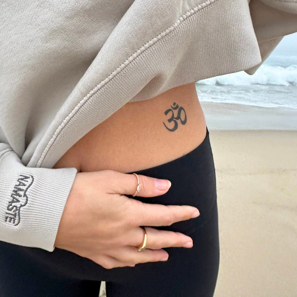 Om/Namaste Manifest Sweatshirt + Ink