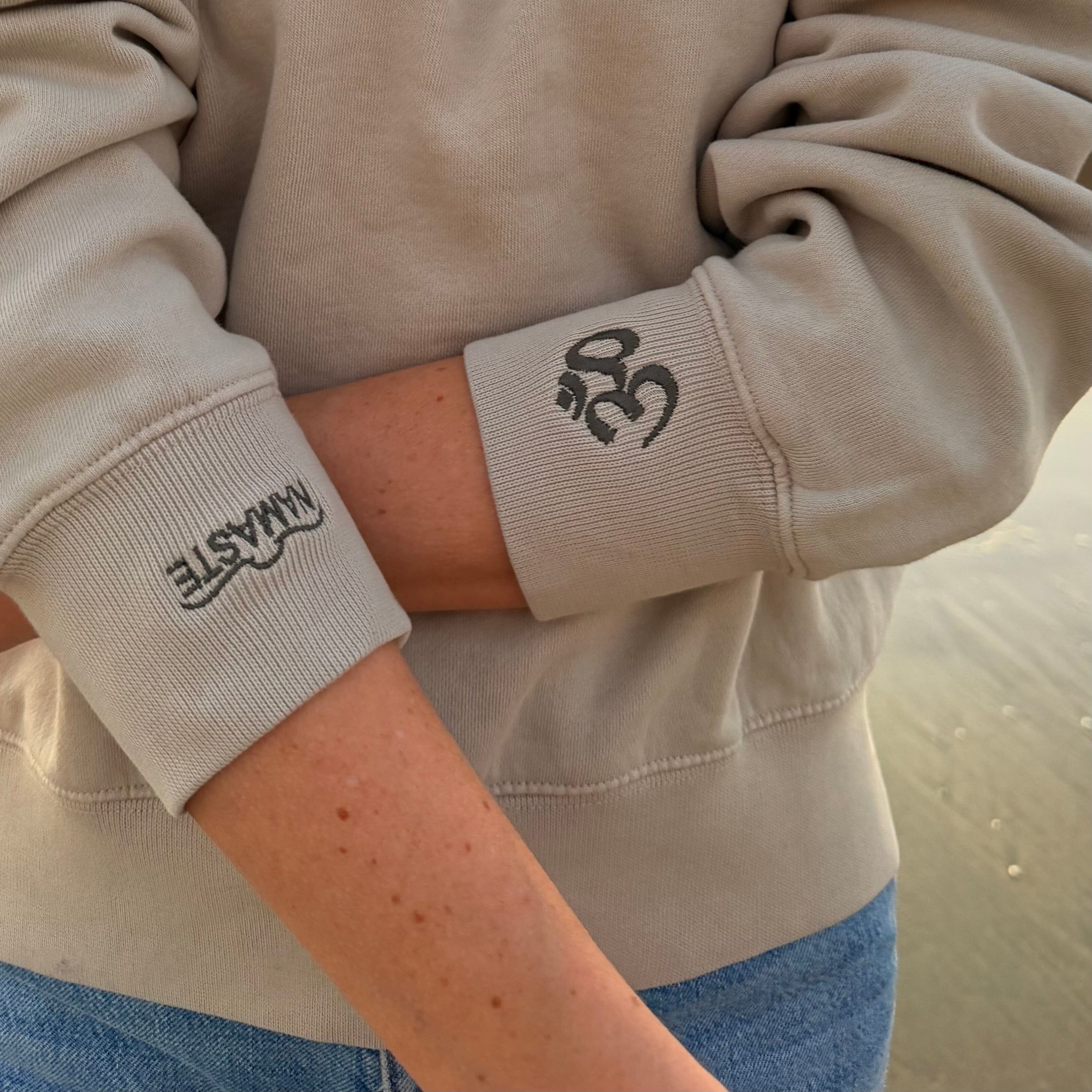 Om/Namaste Manifest Sweatshirt + Ink