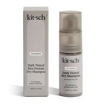 Kitsch Volumizing Rice Protein Dry Shampoo Dark Tinted Powder 1 fl oz